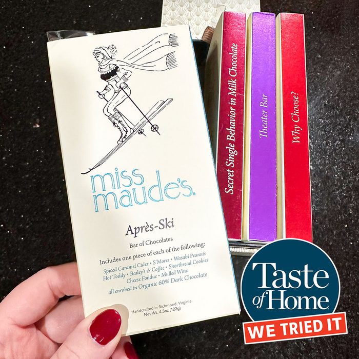 TOH We Tried It Miss Maude’s Dark Chocolate Bar Gift Box