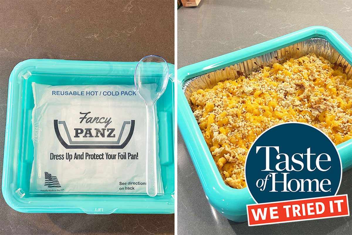 We Tried It Fancy Panz side by side with it empty and one with it filled with mac and cheese