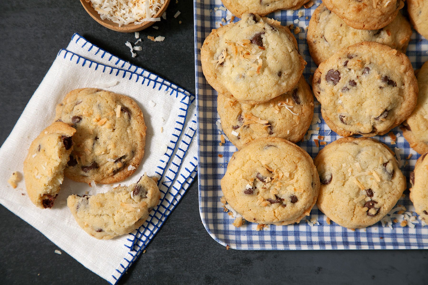 Coconut Chocolate Chip Cookies