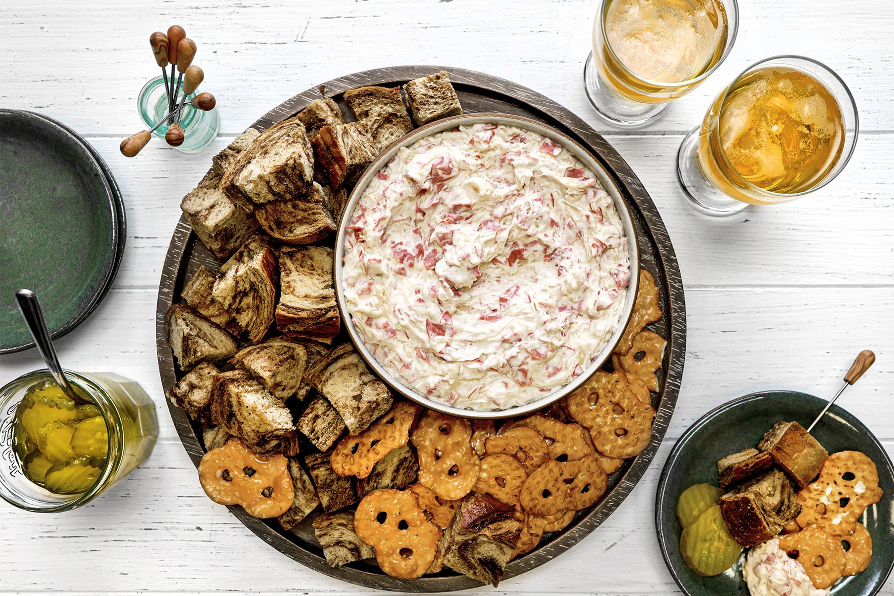 Served Paddy's Reuben Dip