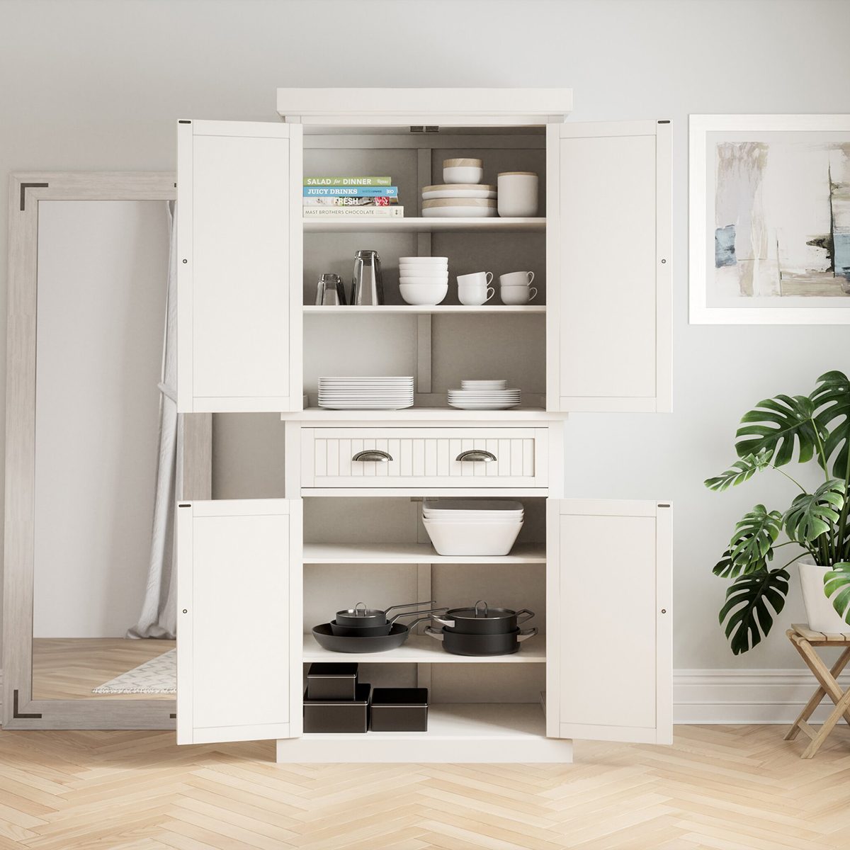 7 Kitchen Storage Cabinets For Small Spaces Ft Via Amazon.com