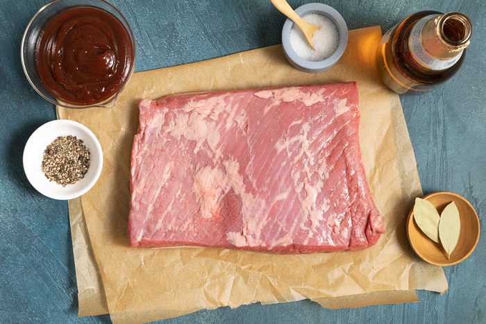 Ingredients for Brisket Tacos