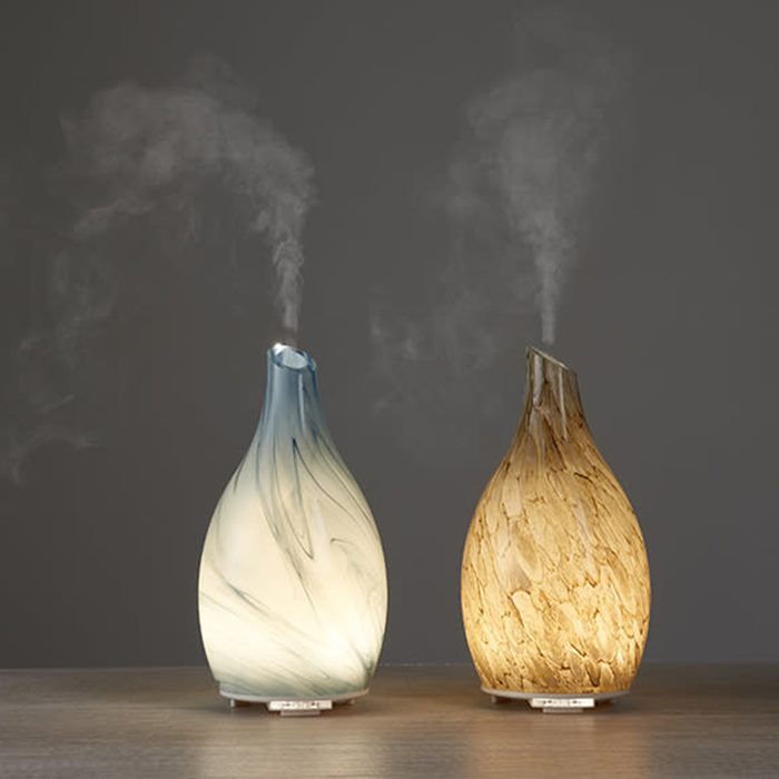 Glass Aromatherapy Diffuser Ecomm Via Sharperimage.com