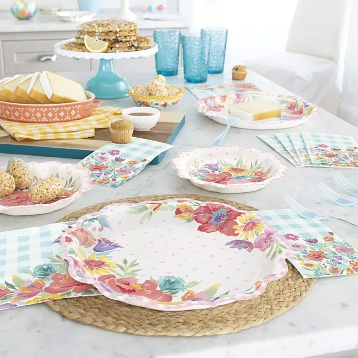 The Pioneer Woman Multi Color Easter Blooming Floral Tableware Kit 