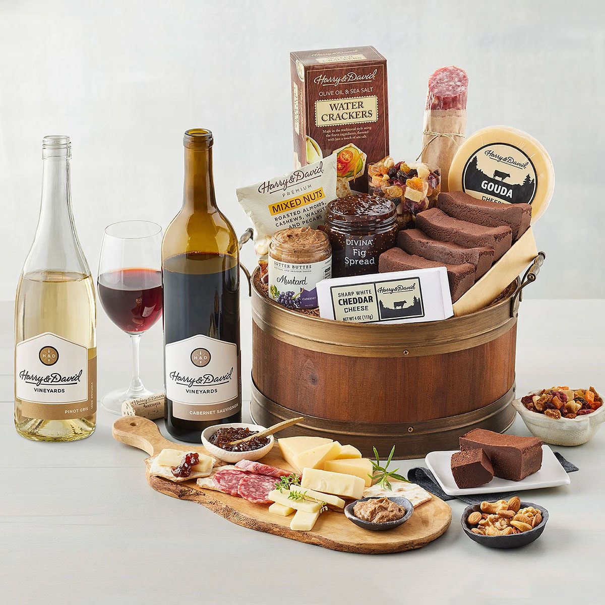 Wine Barrel Basket