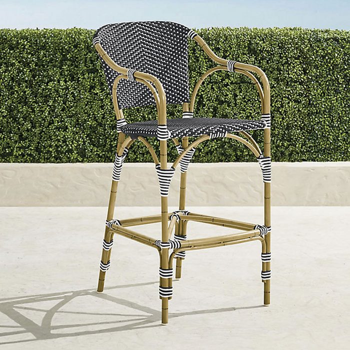 French Bistro Aluminum Barstool