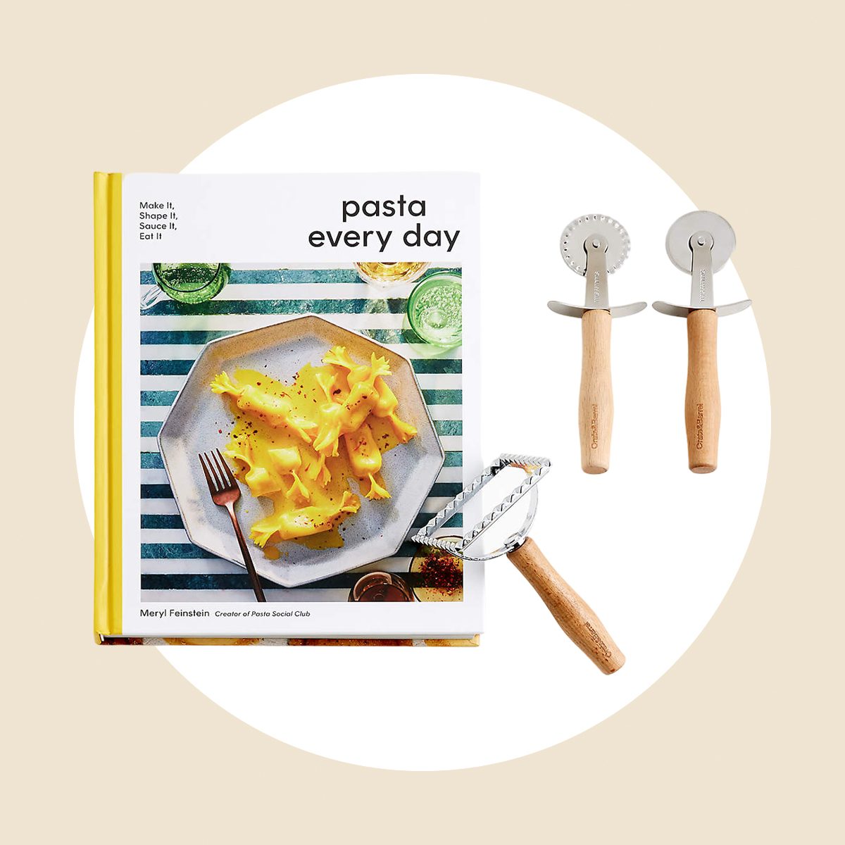 Pasta Cookbook & Tools Ecomm Via Crateandbarrel.com