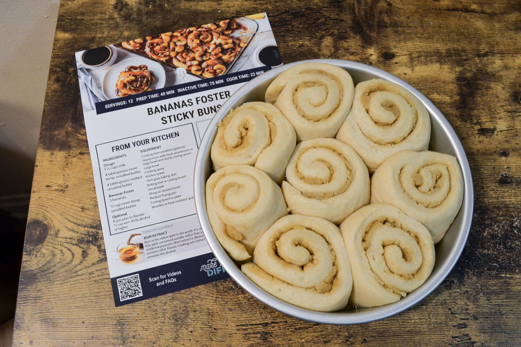 Bananas foster sticky bun bolls subscription