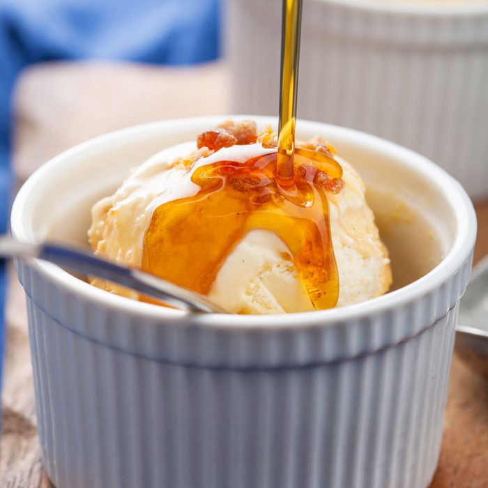 Vanilla Ice Cream With Maple Syrup