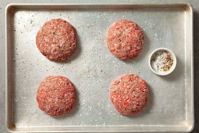 Sprinkle with salt and pepper