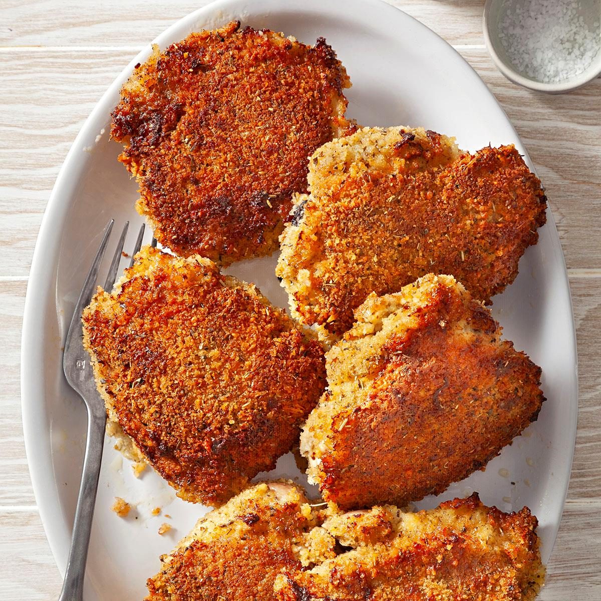 Oven Fried Chicken Thighs  Exps Ft24 276062 0514 Jr 05