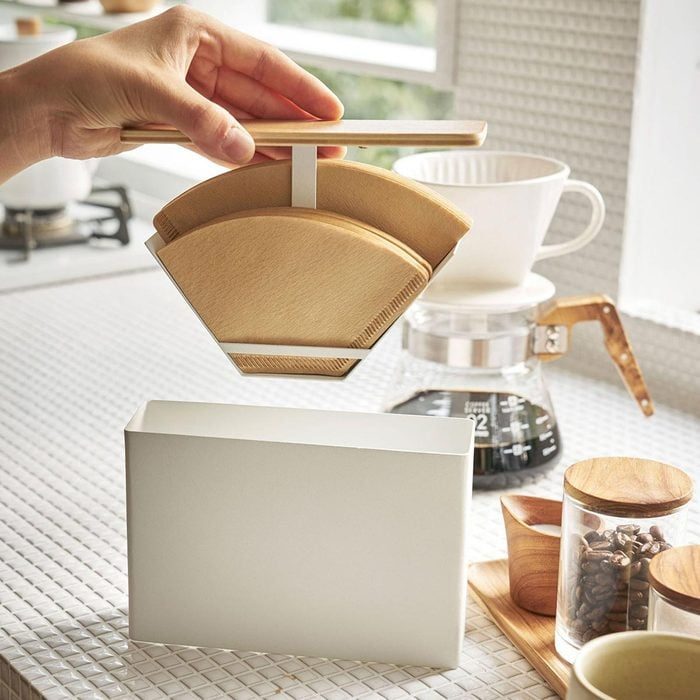 Wood Accent Coffee Filter Holder Ecomm Via Westelm.com 