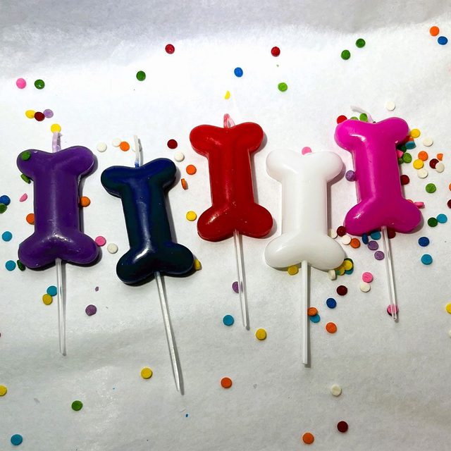 Bone Shaped Birthday Candle Ecomm Via Etsy.com