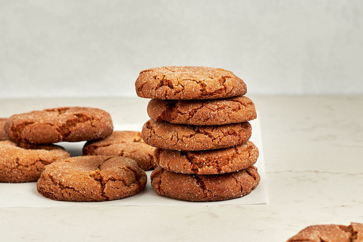 These chewy gingerbread cookies by Taste of Home are packed with warm spices and rich molasses.
