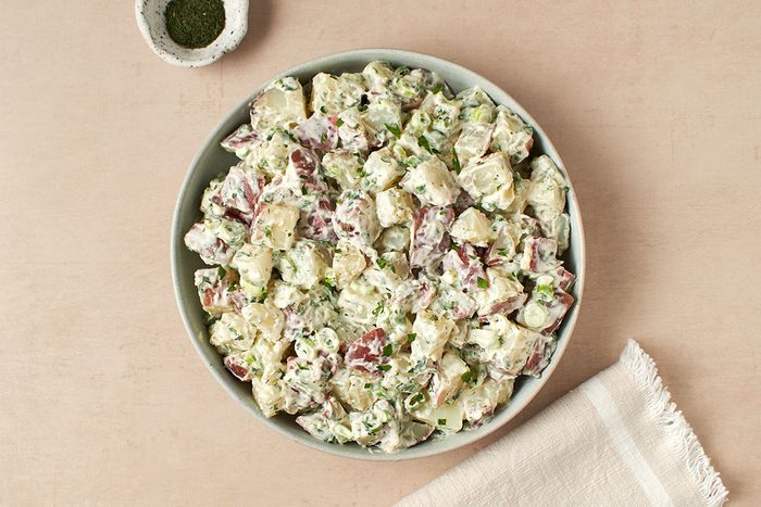 This creamy, dill-flecked recipe by Taste of Home is sure to steal the show at barbecues and potlucks all summer long.