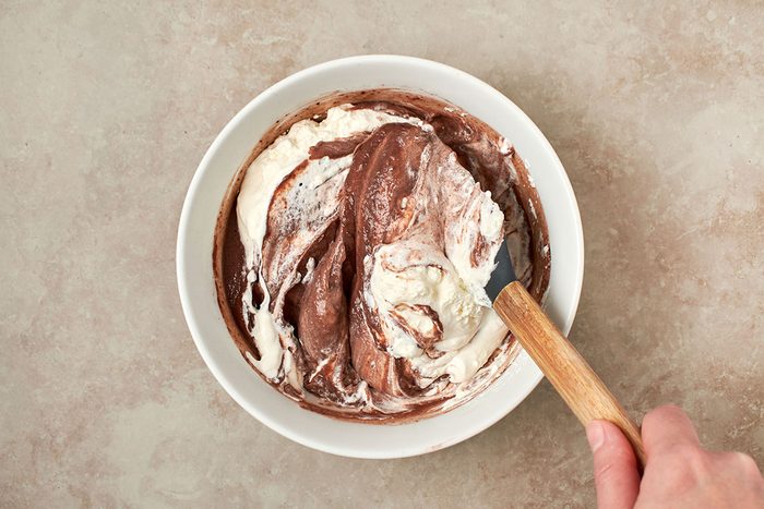 Fold in whipped cream