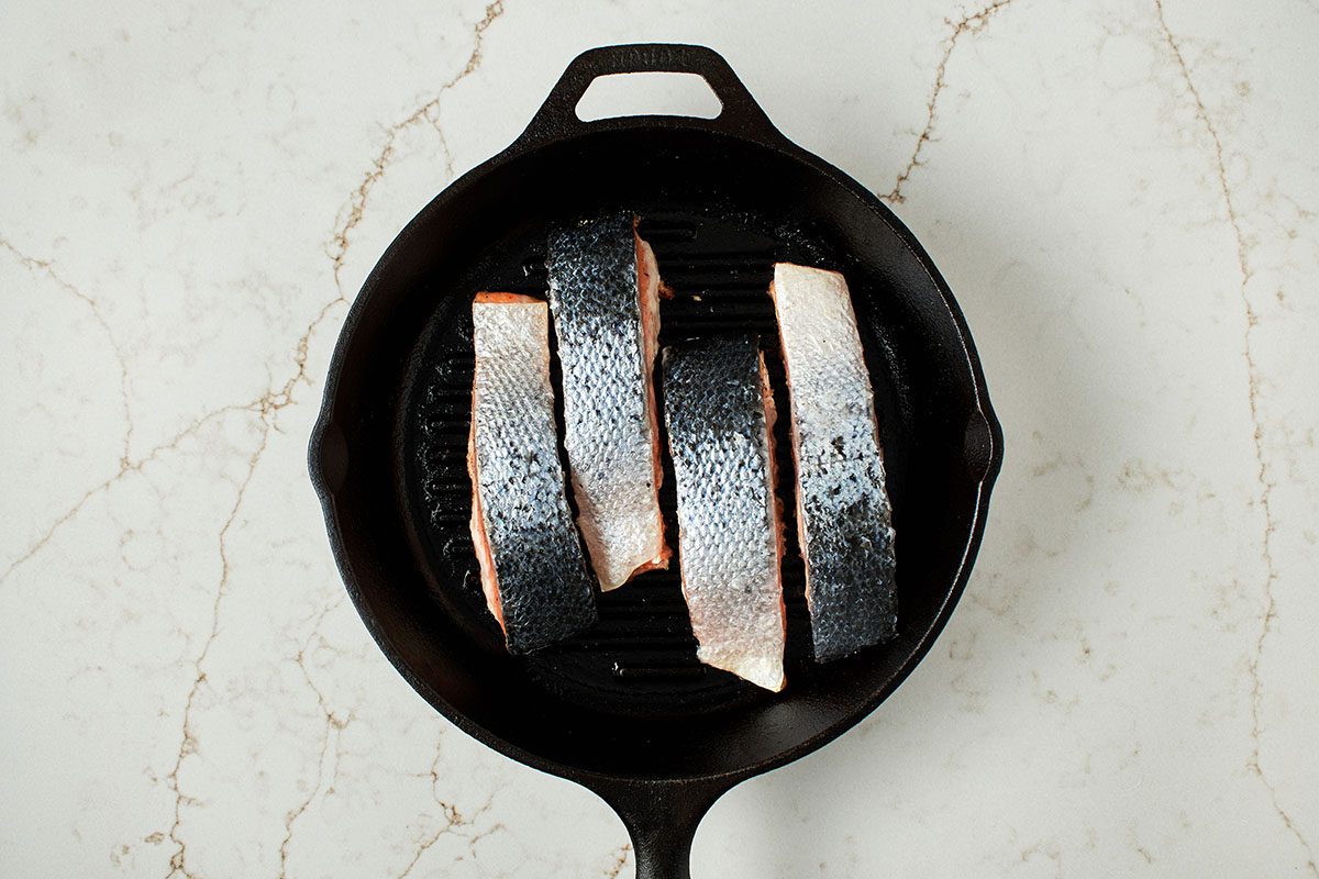 Grill the salmon