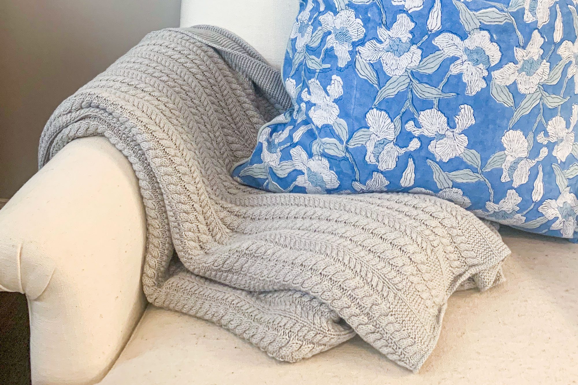 Boll And Branch Knit Throw Blanket