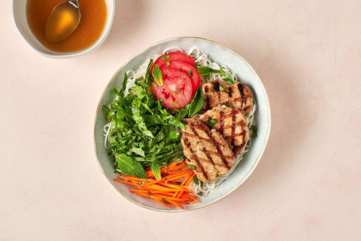 Make the dressing and assemble