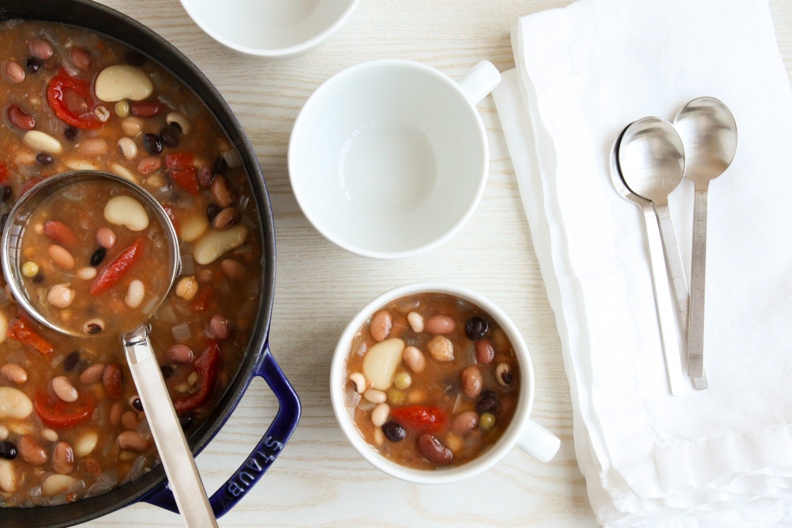 Serving 16 Bean Soup