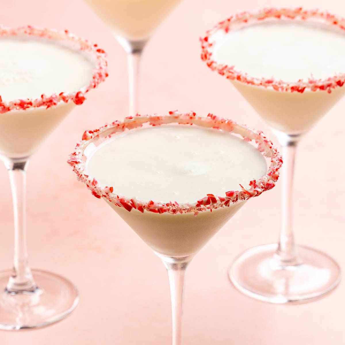 Taste of Home Peppermint Martini recipe photo of the finished martini.
