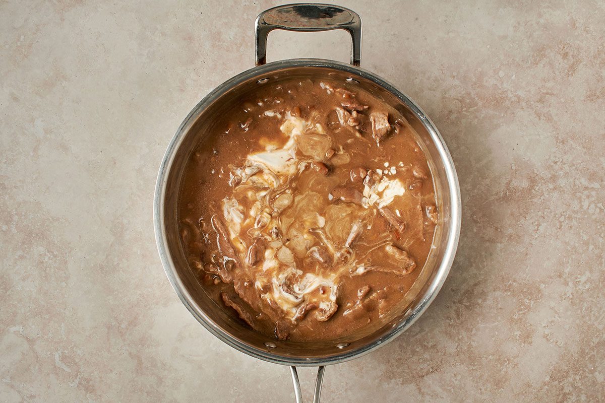 Add sour cream