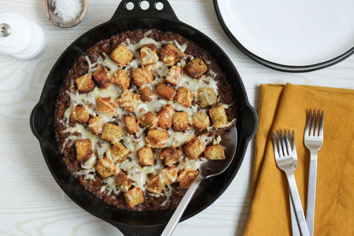 French Onion Casserole ready to serve