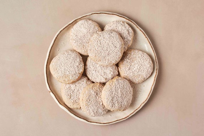 Earl Grey Cookies on a plate