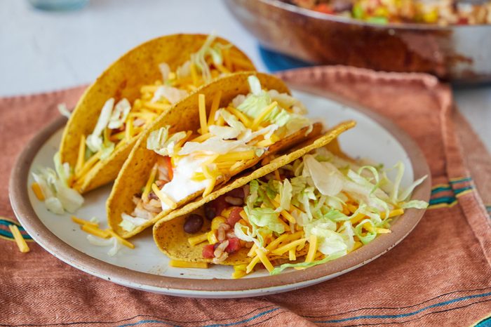 These black bean tacos are a great vegetarian entree!