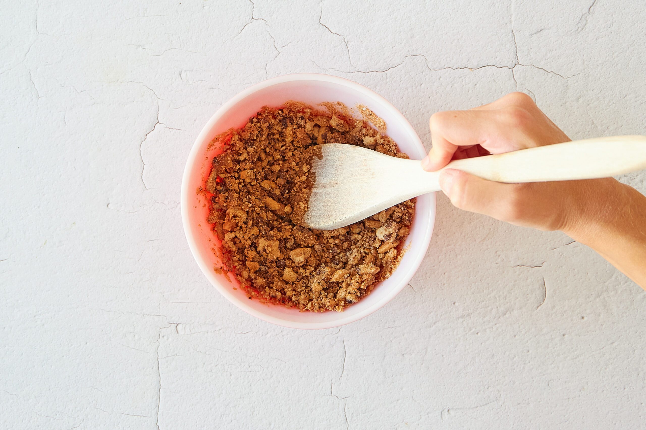 Make the chocolate chip cookie cheesecake crust.