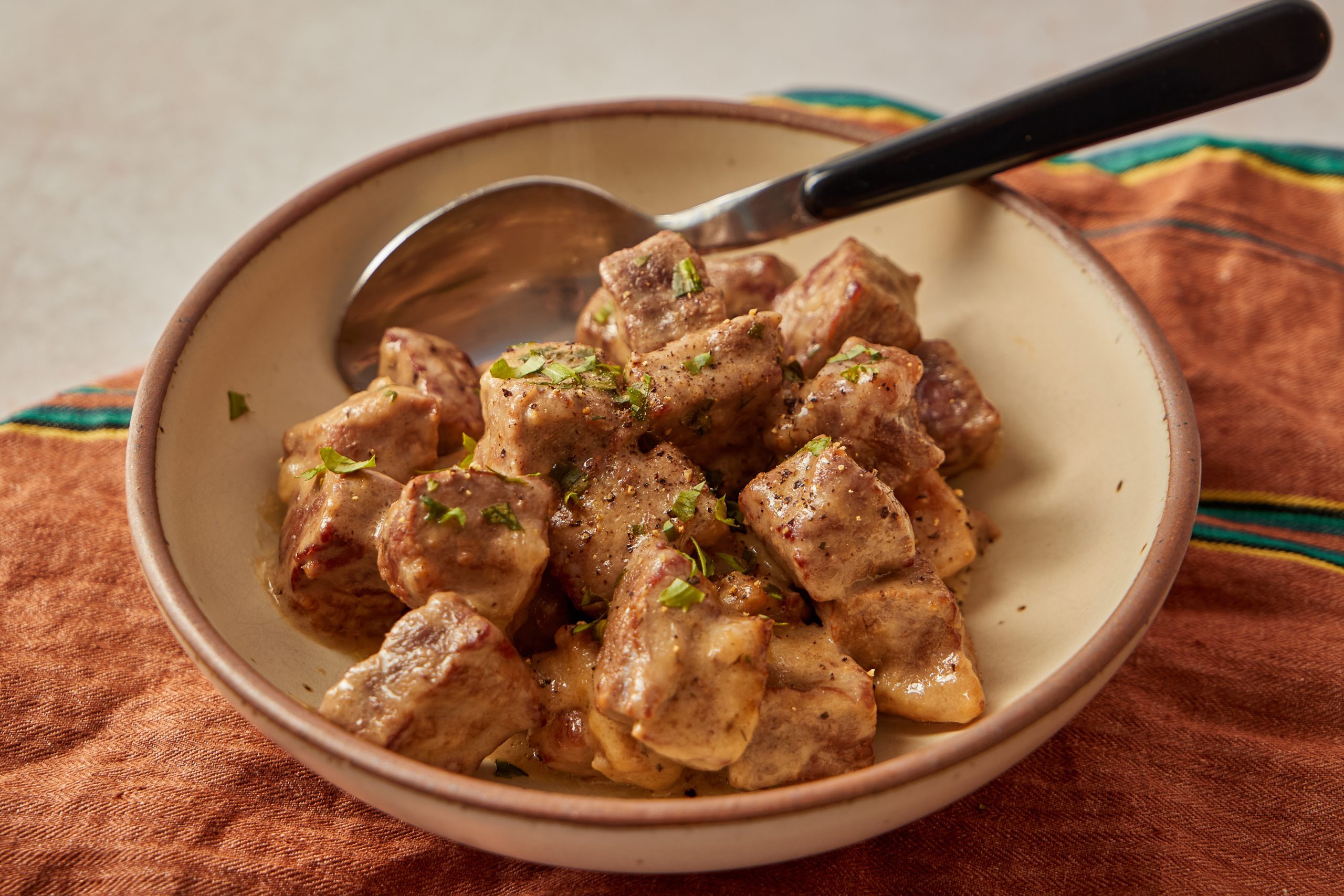 This slow-cooker round steak is a low-effort, high reward dinner for families on colder nights!