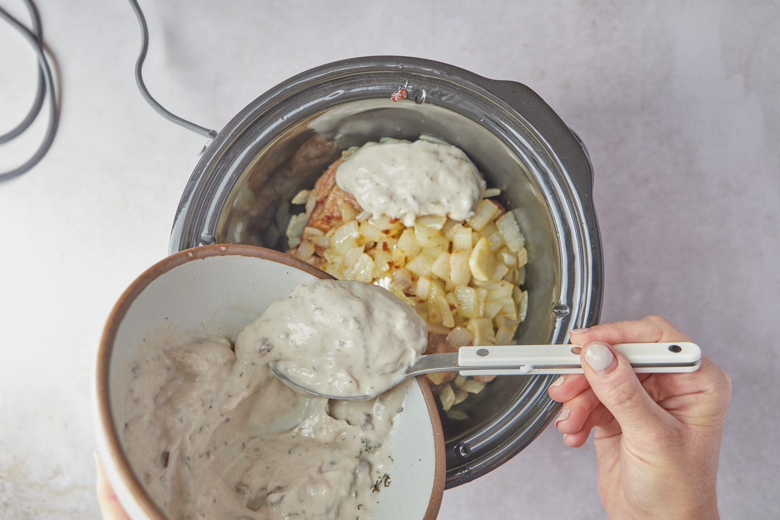 This slow-cooker round steak is a low-effort, high reward dinner for families on colder nights!