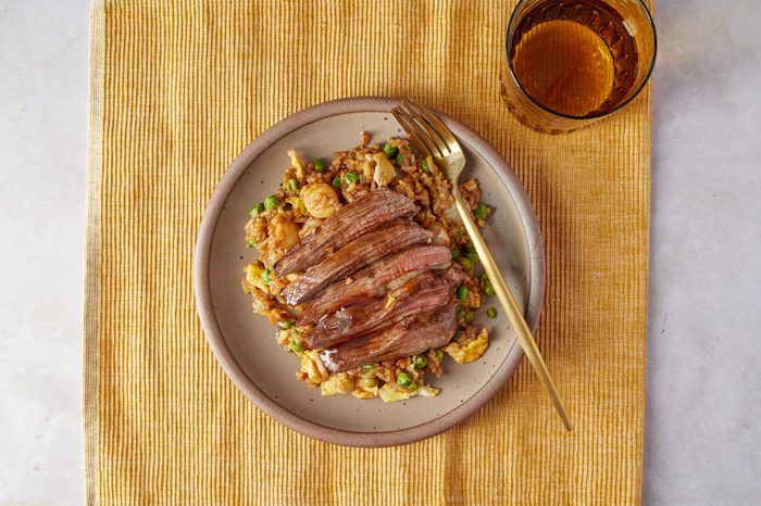 Teriyaki steak is an easy, delicious way to make steak into a filling dinner with great flavors.