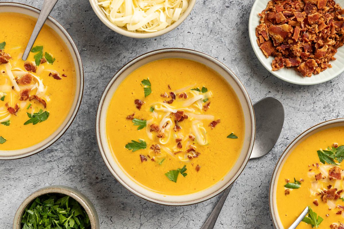 Taste of Home Pumpkin Bisque recipe photo of the finished recipe.