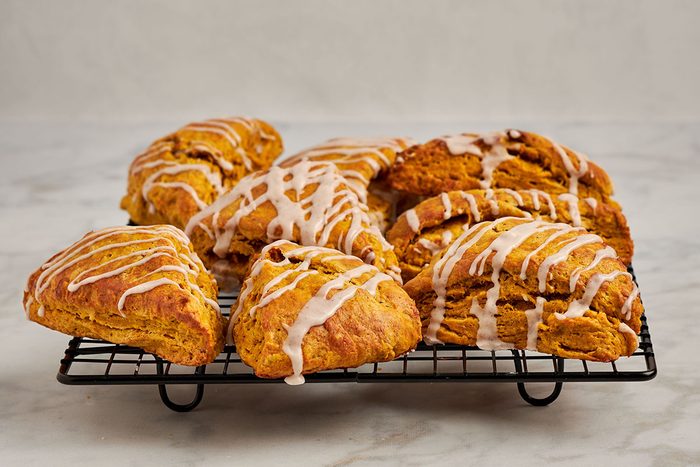 Moist pumpkin scones recipe by Taste of Home