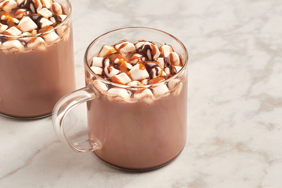 Elevate your cozy drink game with this spiked hot chocolate recipe by Taste of Home.
