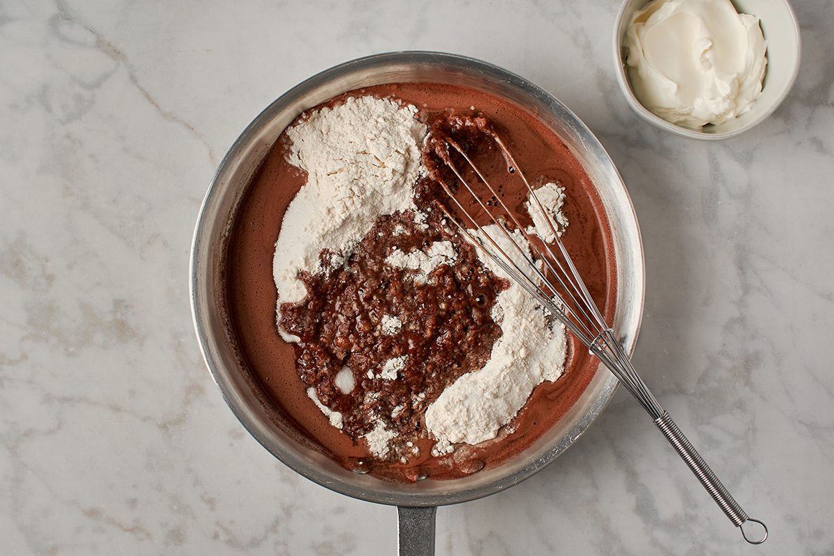 Make the cocoa batter