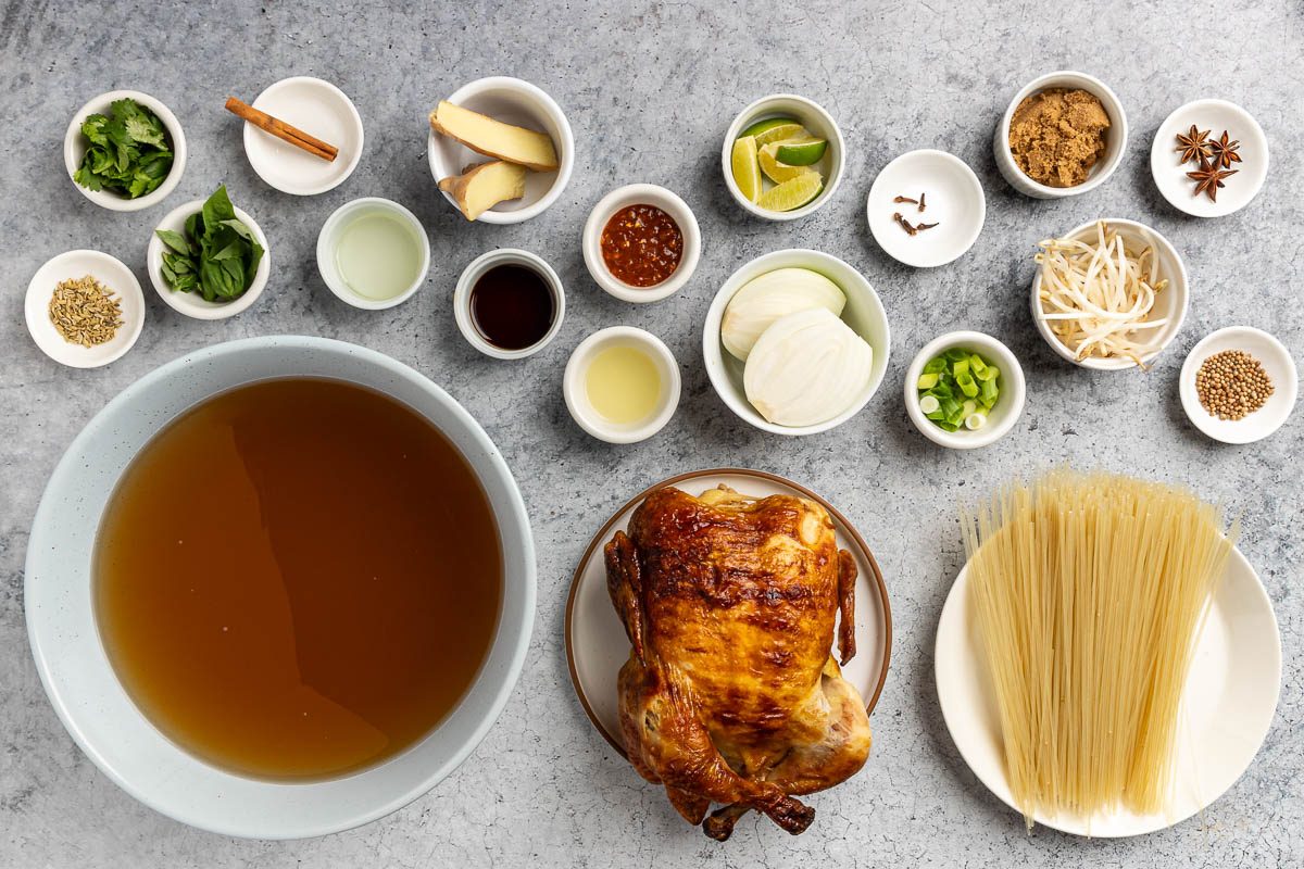 Taste Of Home Thai Chicken Noodle Soup Photo Of The Ingredients.