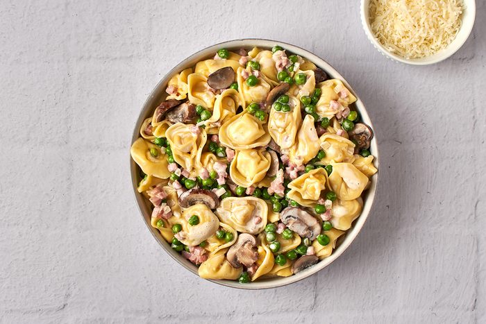 Combine pasta and sauce