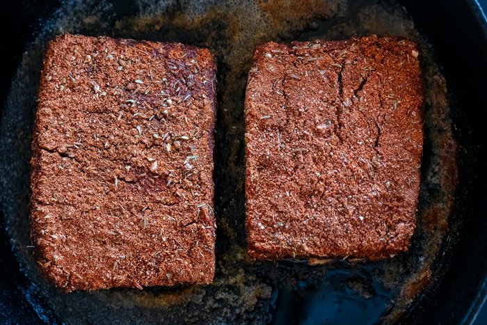 Blackened Halibuit Recipe With Spice Rub For Taste Of Home.