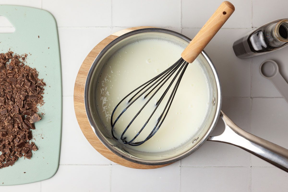 Step 1 of Taste of home Brooklyn Blackout Cake is to in a small, heavy saucepan, mix the sugar, cornstarch and salt. Whisk in the milk. Cook and stir it over medium heat until thickened and bubbly. Reduce the heat to low; cook and stir for two minutes longer. Stir in the chocolate until melted. Transfer it to a bowl; stir in the vanilla. Cool it slightly, stirring occasionally. Press plastic wrap onto the surface of the pudding. Refrigerate it, covered, for two hours or until cold.