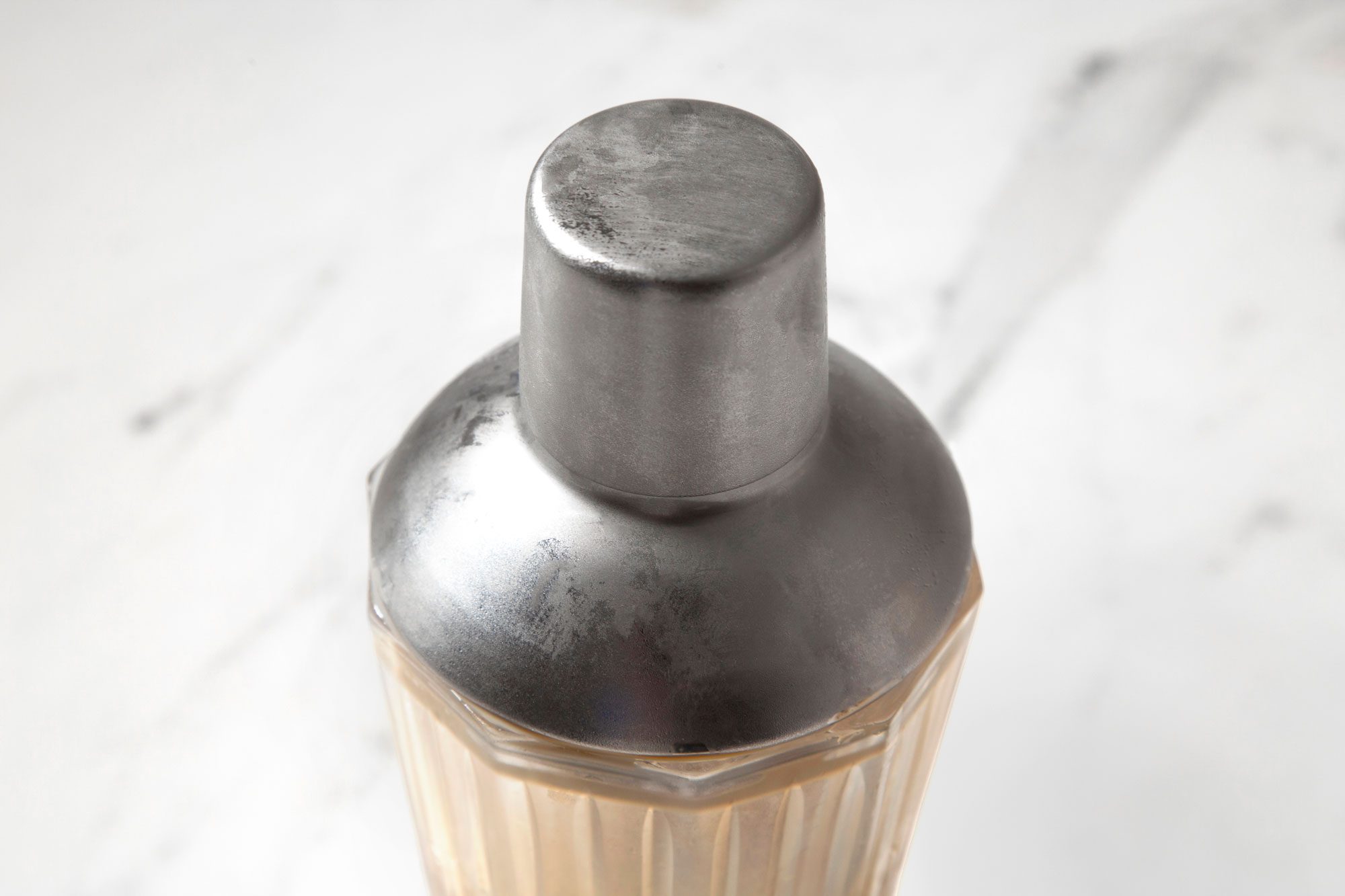 the top of a cocktail shaker