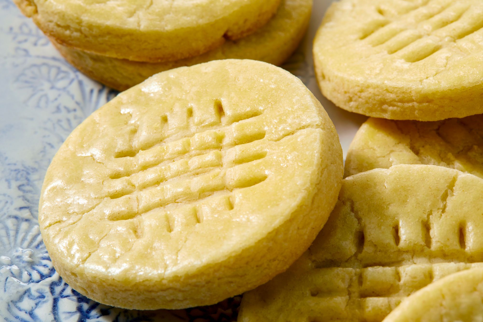 French Butter Cookies close-up