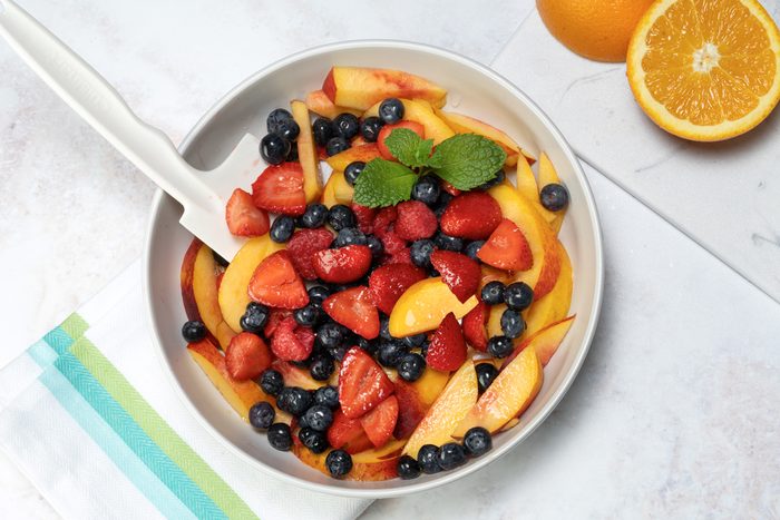 Fruit Dessert served