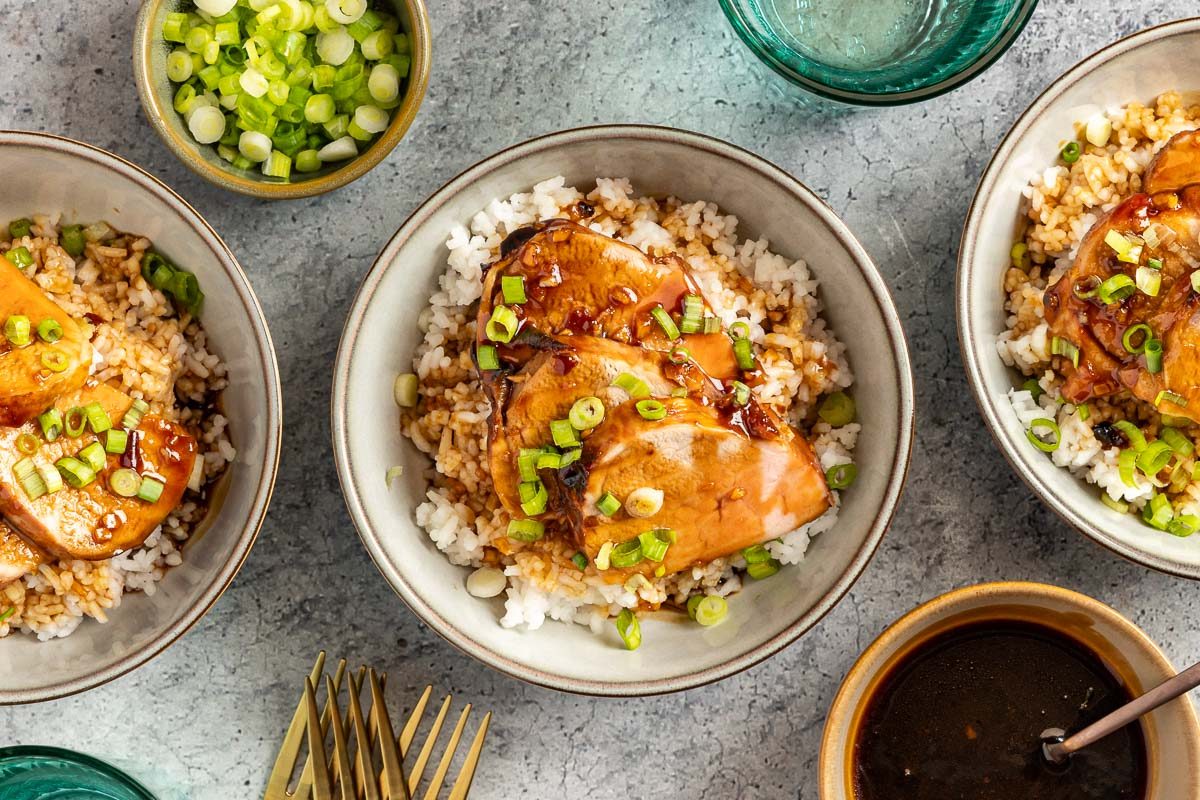 Taste of Home Hoisin Pork Tenderloin photo of the finished recipe.