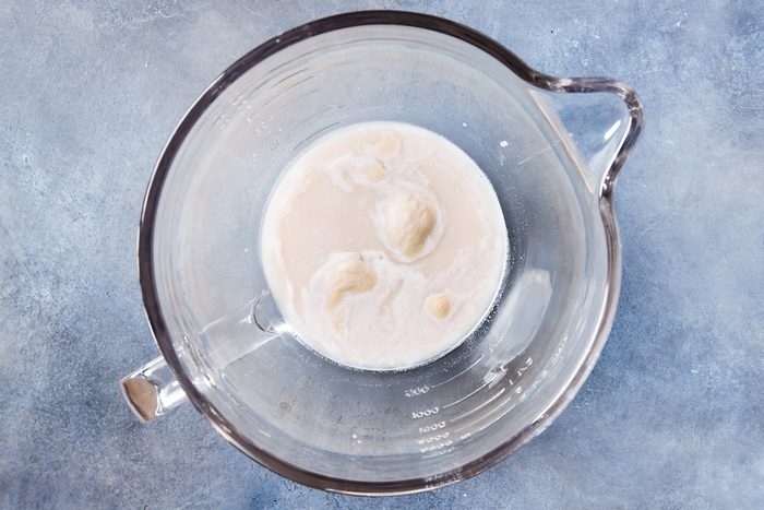 Honey Oat Bread Step 2- activated yeast