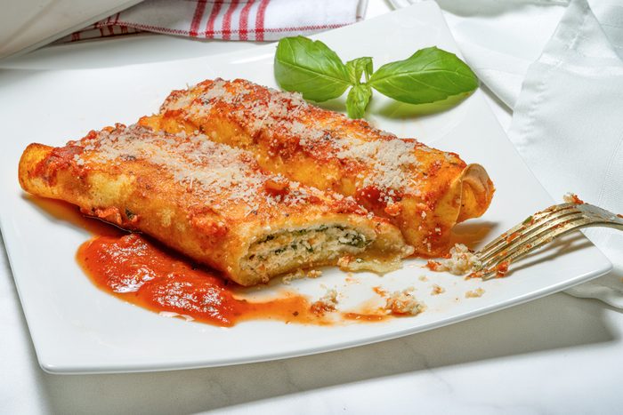 Eating the Manicotti Shells