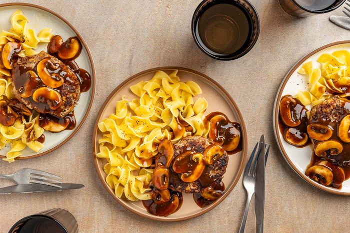 Taste of Home Old Fashioned Salisbury Steak recipe photo of the finished recipe.