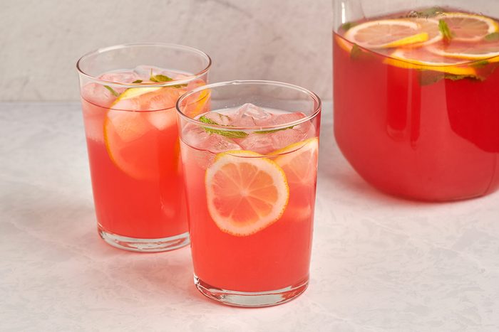 Put a fruity twist on lemonade with this peach lemonade recipe by Taste of Home.