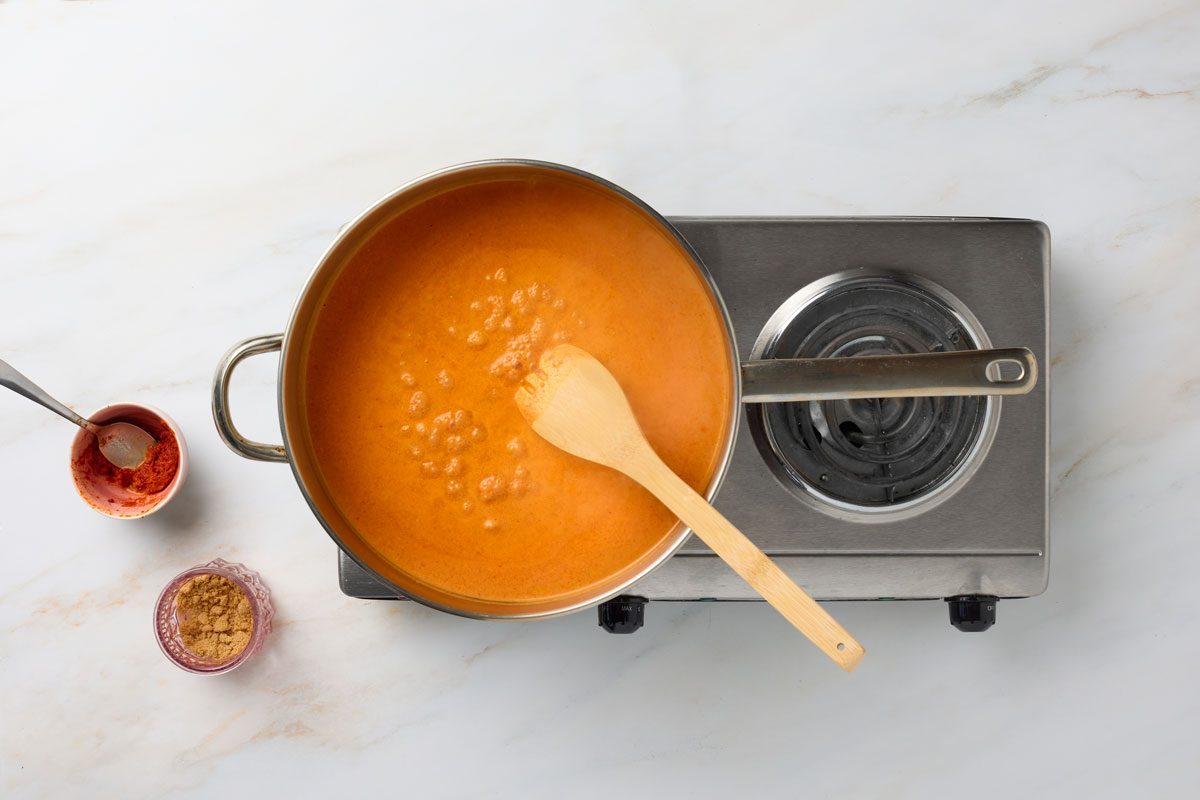 Red Thai Curry simmering